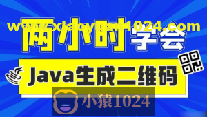 2小时实战《Java二维码生成》项目 资料完整