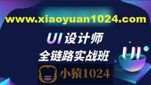 链路UI设计 课程视频 从0到1 运营设计